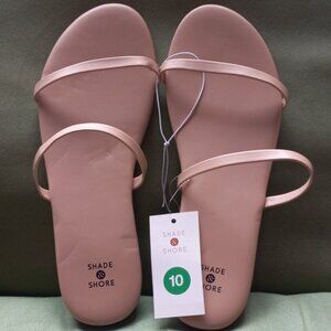 Size 11 - Shade & Shore Tan Sandals-  **Price Firm**